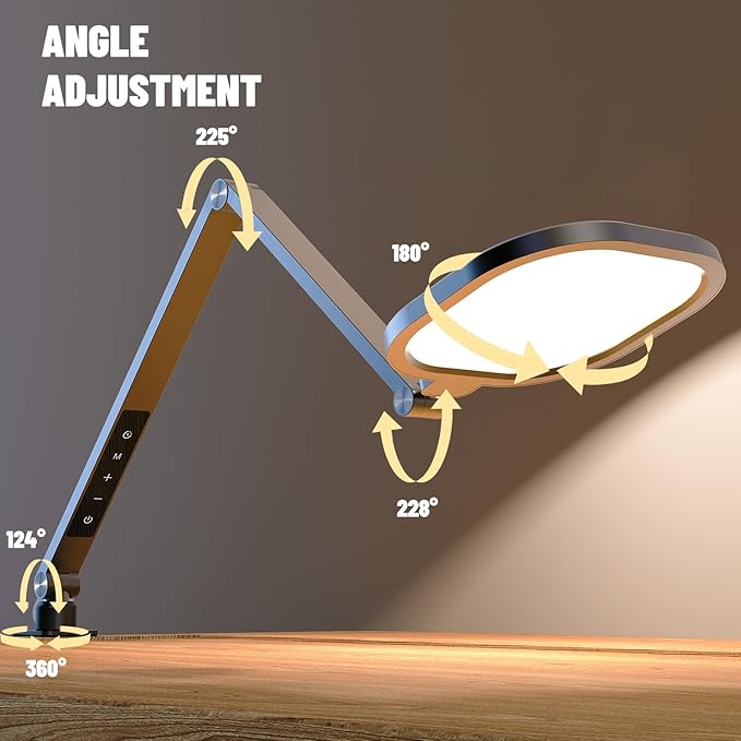 Desk Lamps for Home Office, Eye-Caring Led Desk Light - Image 4