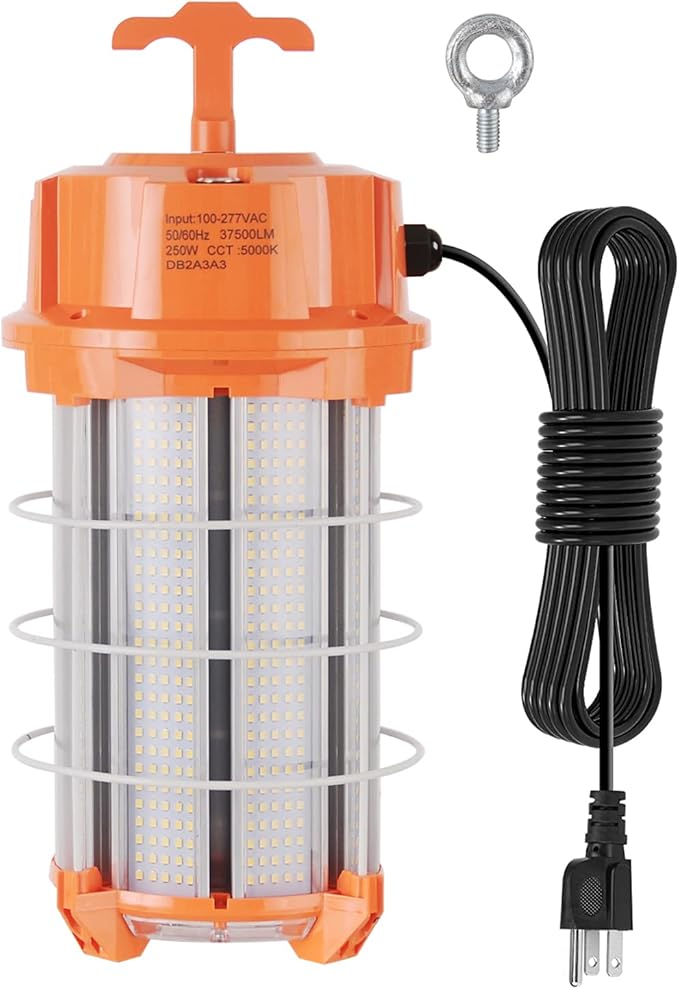 NS 250W Construction Lights Super Bright 37500 Lumens Led Temporary Work Light by NS