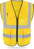 HYCOPROT High Visibility Mesh Safety Reflective Vest by HYCOPROT
