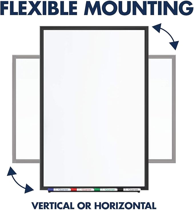 Quartet Magnetic Dry Erase White Board, Nano-Clean Surface Resists Ink Stains - Image 7