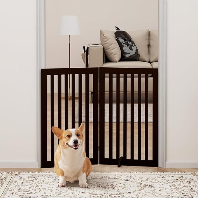 unipaws 36”H Free Standing Pet Gate - Image 2