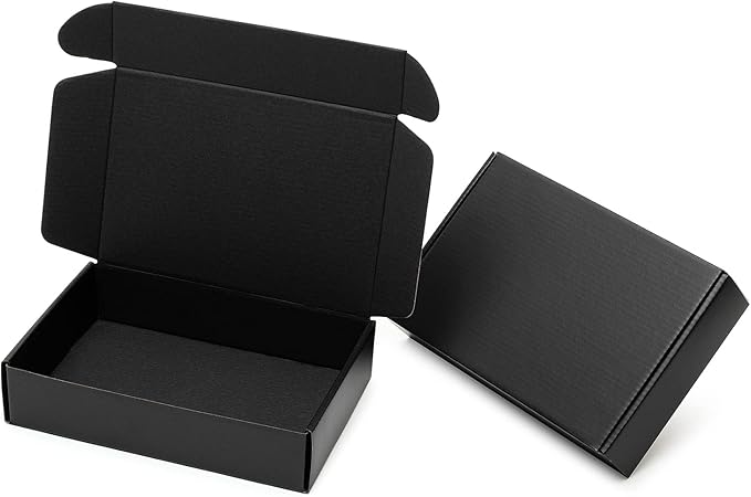Mcfleet 9x6x2" Black Shipping Boxes by Mcfleet