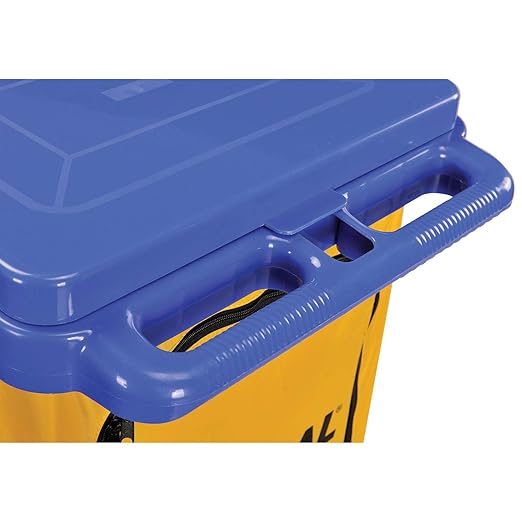 Global Industrial Janitor Cart Blue - Image 6
