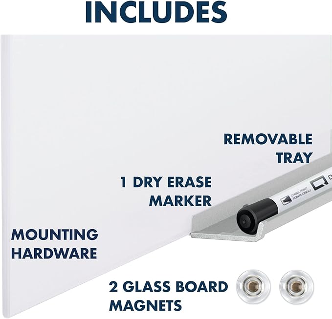 Quartet Magnetic Dry Erase Board, InvisaMount - Image 10