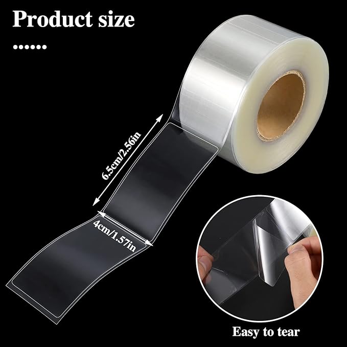 500 PCS Label Protectors, Clothes Food Labels in Laboratory, Supermarket - Image 2