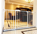 ALLAIBB Extra Wide Pressure Mount Baby Gate Auto Close White Metal Child Dog by ALLAIBB