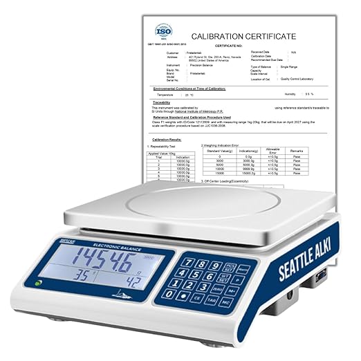 Seattle Alki Scientific Counting Scale | 30 kg x 0.5 g | Industrial Counting by FristadenLab