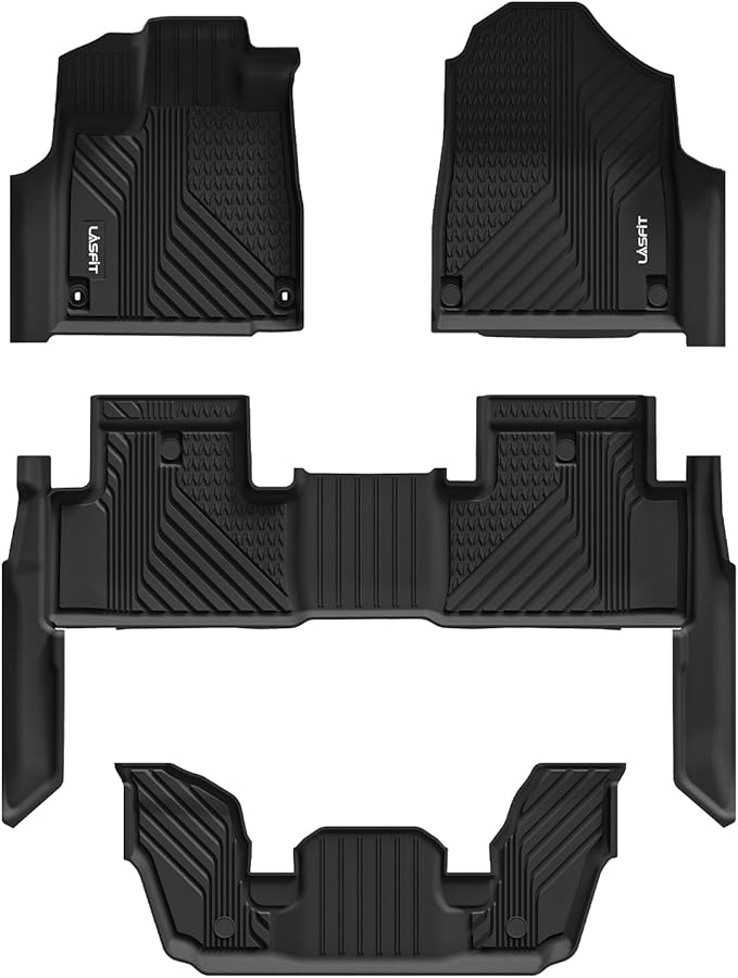 LASFIT Floor Mats for Acura MDX All Weather Floor Liner TPE Custom Fit Car Mats - Image 5
