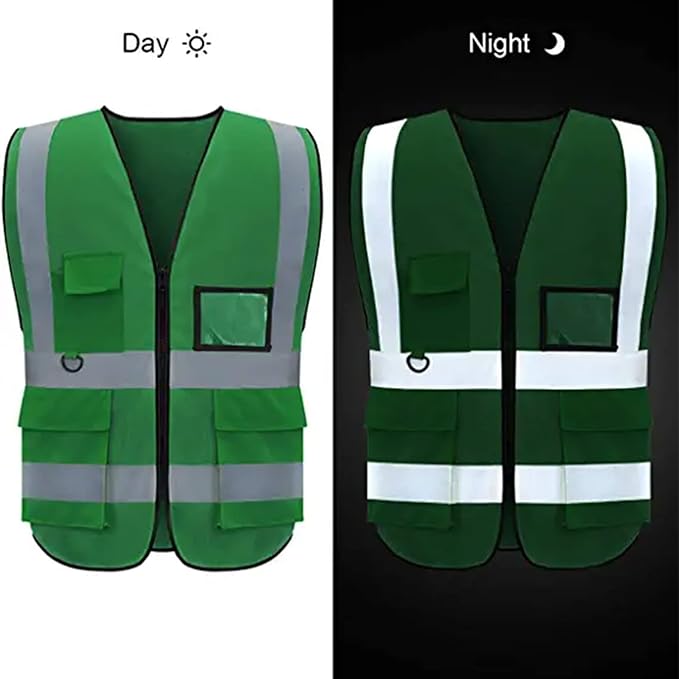 BeautyWill Custom Safety Vest Logo Class 2 High Visibility Reflevtive Vest - Image 4