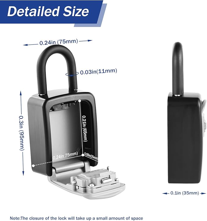 Iron Lock® Key Lock Box Portable - Image 3