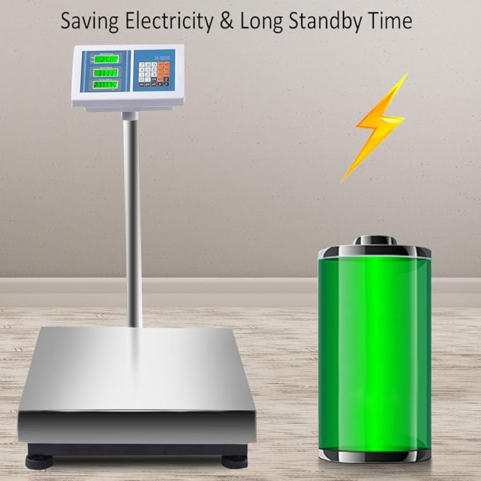 Giantex 660lbs Weight Computing Digital Scale Floor Platform Scale Postal Scale - Image 7