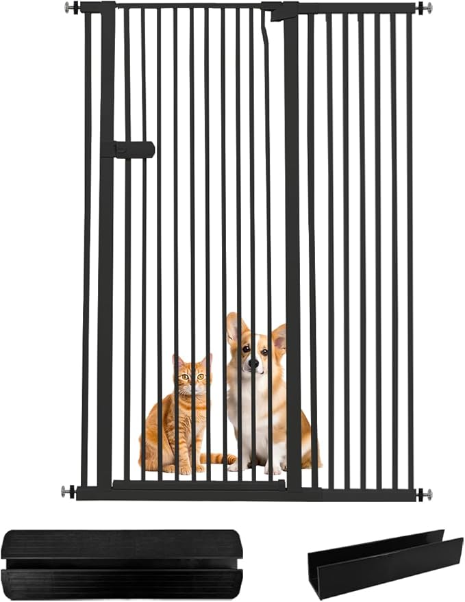 Lumizone Extra Tall Cat Gate 55.12" High Pressure Mounted Extra Wide 2025 New by Lumizone