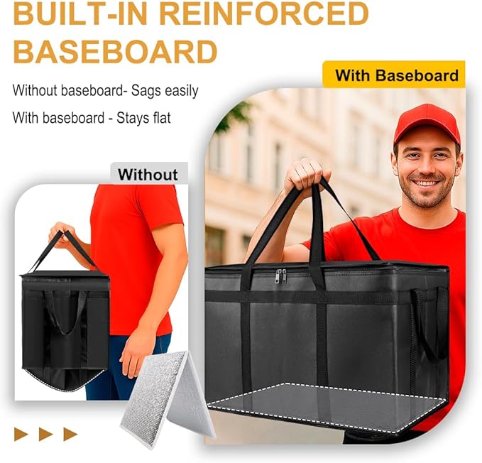 2PK Insulated Food Delivery Bag - Image 3