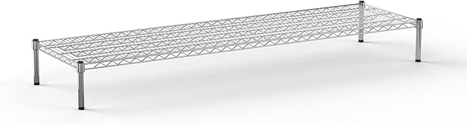 21''W x 72''L x 8''H Chrome Plated Wire Dunnage Rack | Off The Floor Storage by Regal+Altair