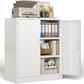BESFUR Metal Storage Cabinet 36"H, Steel Garage Storage Cabinet by BESFUR