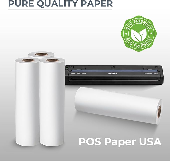 8 1/2" x 100' Heavy Thermal Paper - Image 5