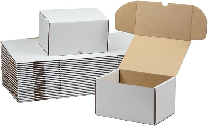 7x5x4 Inches Shipping Boxes Set of 25 by HESESOH