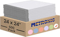 METRONIC Large Poly Mailers 24x24" 600PC White, Strong Adhensive Shipping Bags by METRONIC