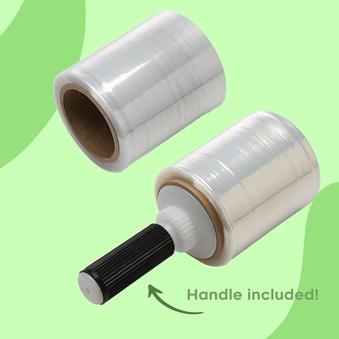 5" x 1000' ROLLS HAND STRETCH SHRINK WRAP 12 Rolls/cs by The Boxery - Image 5