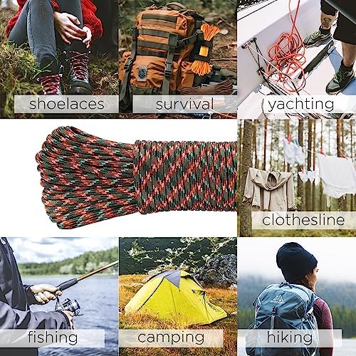 Paracord Rope 550 lb 4mm – Parachute Cord – Utility Camping Rope - Image 6