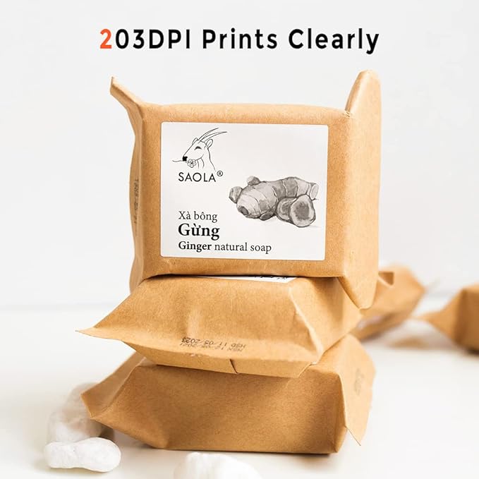 Phomemo M220 Label Printer, Barcode Printer, Clothing Labeling, - Image 8