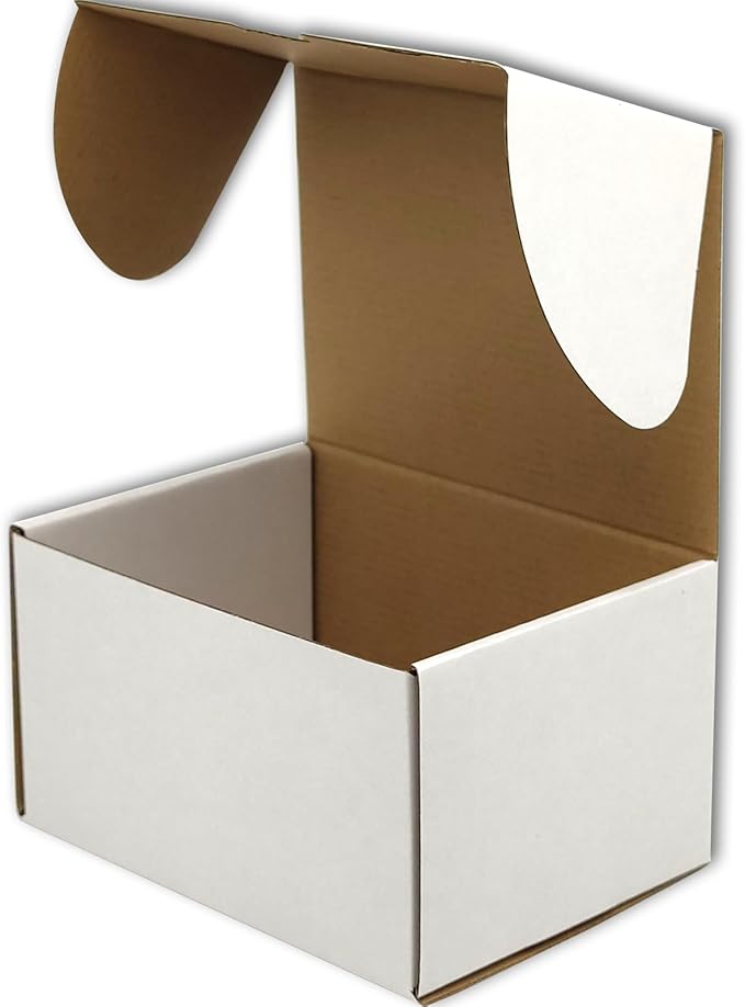 White Shipping Boxes for Small Business Pack of 15-12x9x6 inches Cardboard - Image 3