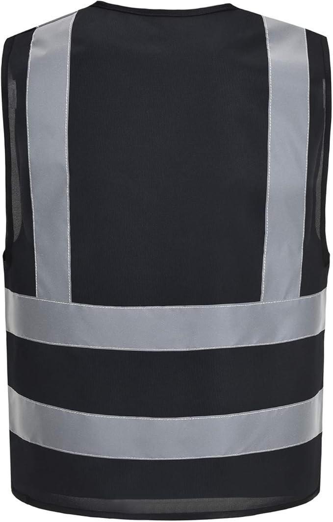AYKRM 12 colour High visibility viz vest hi vis viz reflective work - Image 2
