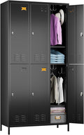 6 Doors Metal Locker for Employees by GANGMEIMENTALSTORAGECABINET