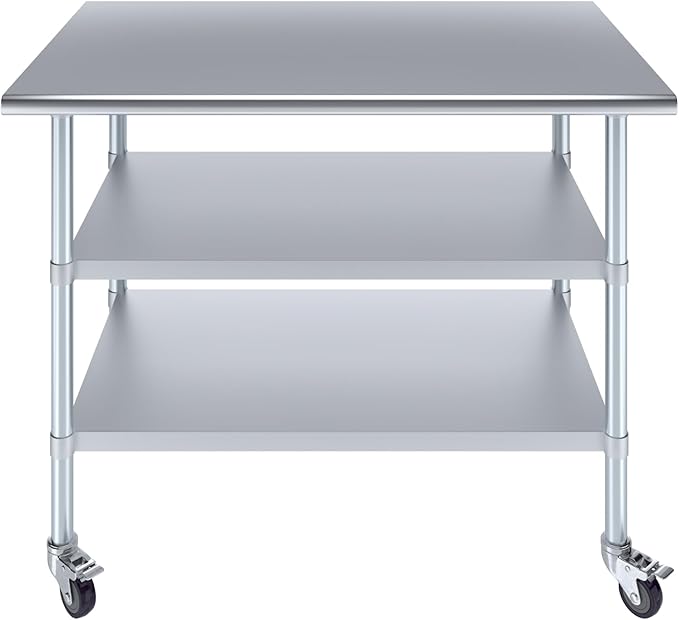 AmGood Stainless Steel Work Table - Image 2