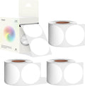2 Inch White Circle Sticker Labels, Organizing by WANSTE