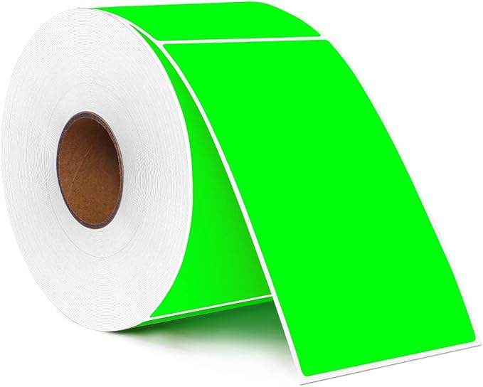 PARLAIM 3 X 5 Inch Rectangle Adhesive Color Coding Stickers, Square Inventory by PARLAIM