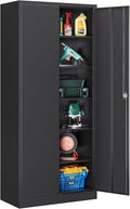 Metal Garage Storage Cabinet by LISSIMO