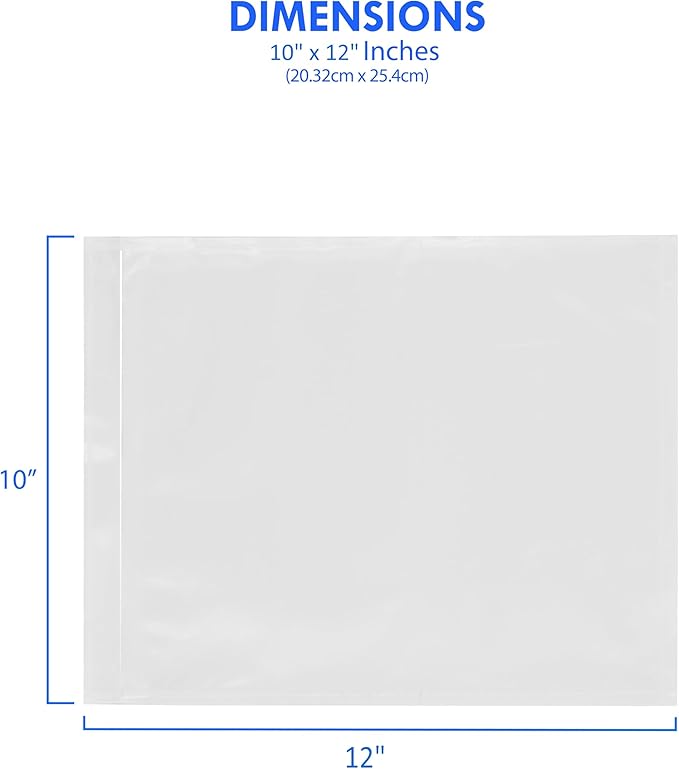 2000 Count 10" x 12" Shipping Label Envelopes, Top Loading - Image 3