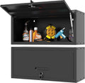 Metal Garage Wall Cabinet with Lock, Wall Mounted Metal Storage Cabinets with by EKJOfficials