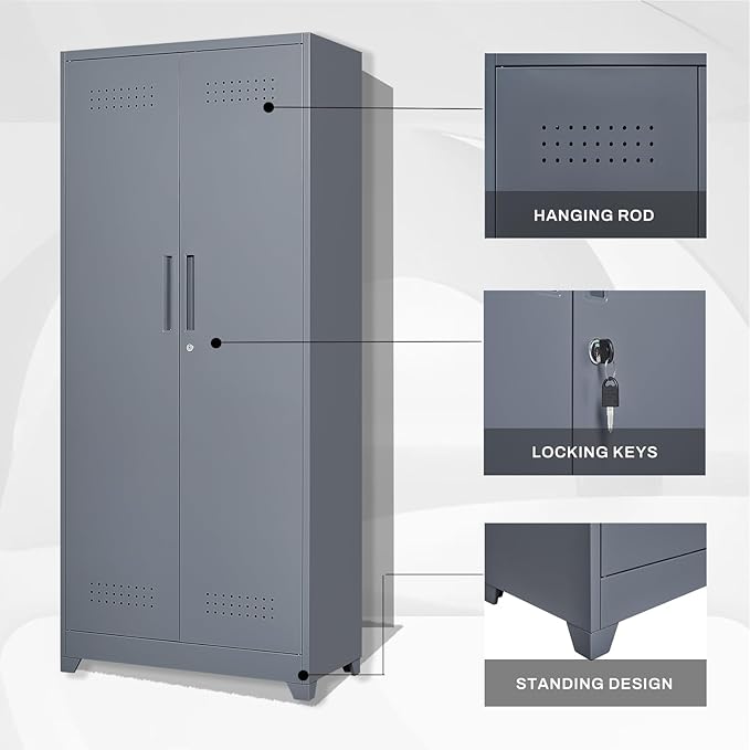 LUCYPAL Metal Storage Cabinet - Image 5