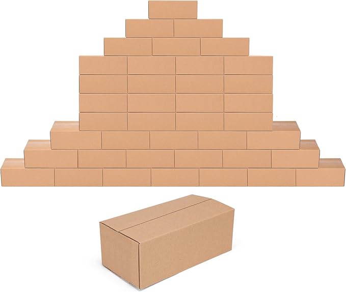 EdenseeLake 40 Pack 8x4x3 inches Shipping Boxes Small Cardboard Boxes by Edenseelake
