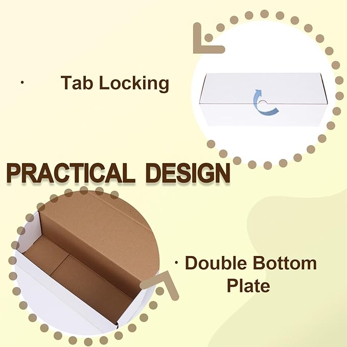 WIFTREY 12x4x4 Small Shipping Boxes set of 25 - Image 4