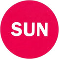 2" Round Hot Pink Day of The Week Color Coding Stickers, 500 per Roll by NextDayLabels
