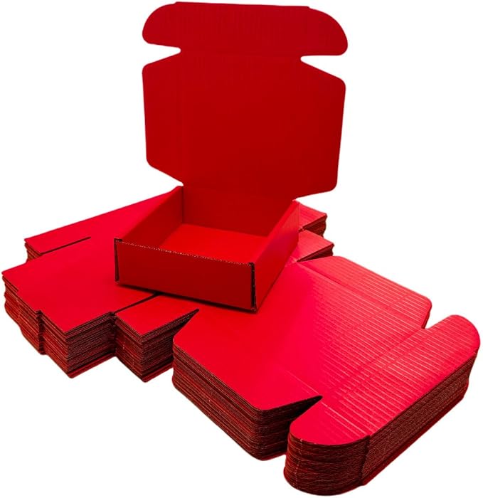 50 Pcs 6.3 x 6 x 1.6 inches Shipping Boxes - Image 3