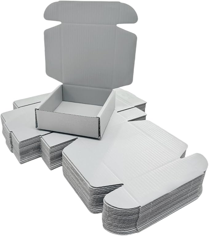 15 Pcs 6 x 6 x 2 inches Corrugated Cardboard Gift Boxes Recyclable Shipping - Image 4