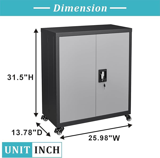 GREATMEET Metal Storage Cabinet - Image 3