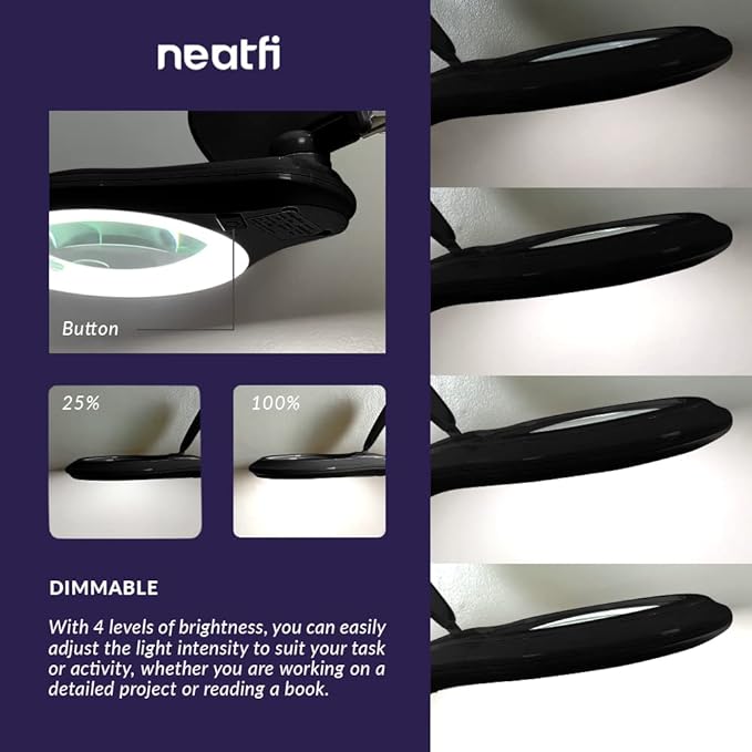Neatfi 1, 200 Lumens Super LED Magnifying Lamp - Image 5