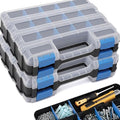 Andalus Tools Organizer Box, Small Parts Storage 34-Compartment Double-Sided by AndalusBrand