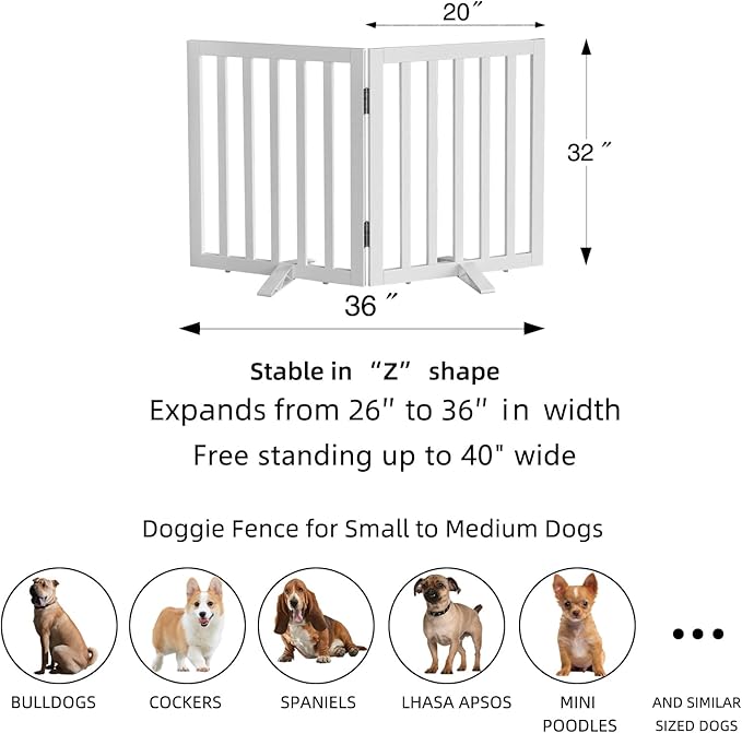 ZJSF Freestanding Indoor Dog Gate - Image 6