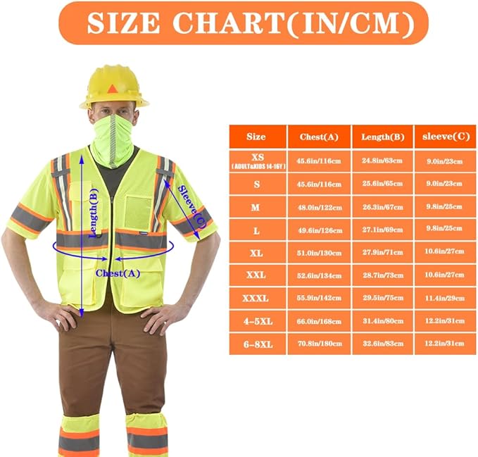AYKRM Custom Logo Personalised Printed High Visibility Reflective 2 two tone - Image 4