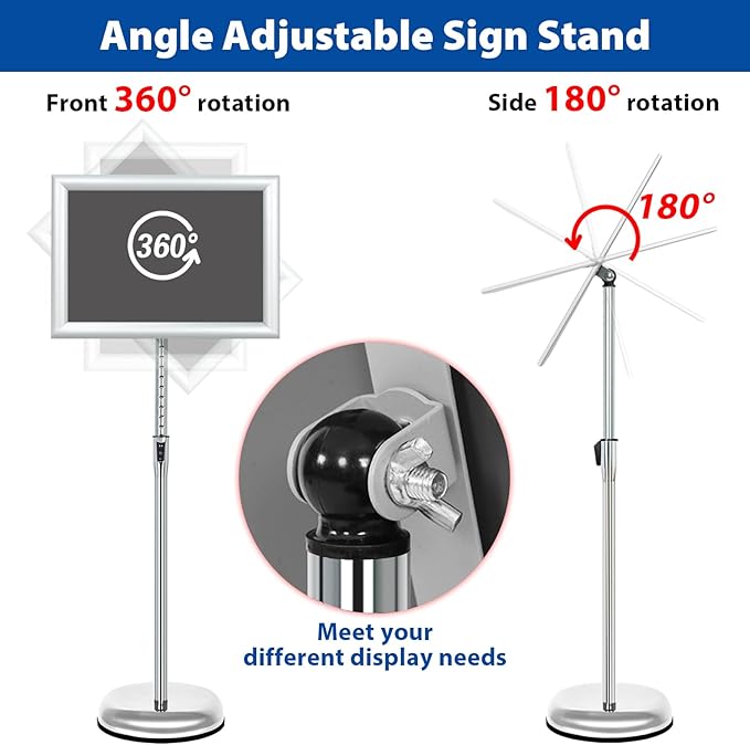 6Packs Floor Standing Sign Holder Stands - Image 4