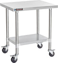 DuraSteel 24x30 NSF Stainless Steel Cart Work Table by DuraSteel