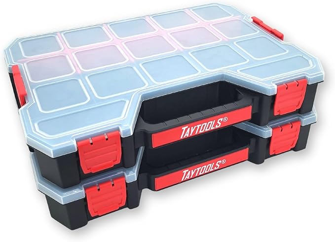 Taytools 17 Compartment Large Parts Organizer Box - Image 4
