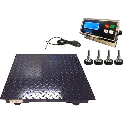 SellEton SL-700-2x2-1K 24" x 24" Industrial Floor Scale by SELLETONSCALES