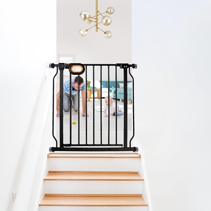 Baby Safety Gate for Stairs 29-33 Inch Wide, Safety House Gate for Baby Pet Gate - Image 6